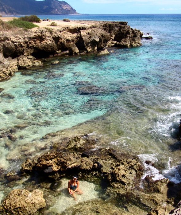 Ka'ena Tide Pools is my favourite place on this 5 Day Oahu Itinerary