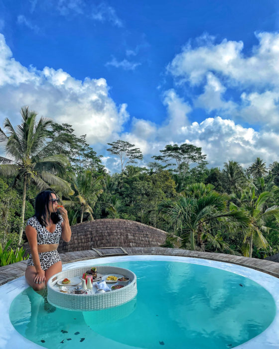 Rooftop Round Pool at The Hut, Eco Six Bali